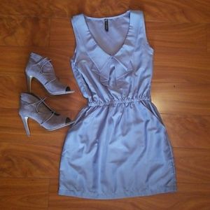 Grey/skyblue dress